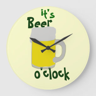 It's Beer O'clock Clock