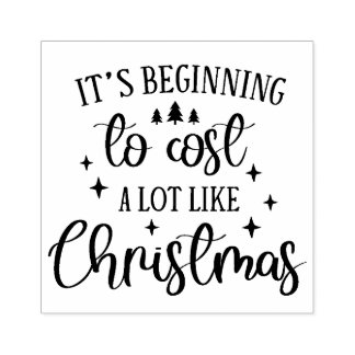 It's beginning to cost alot like Christmas Rubber Stamp