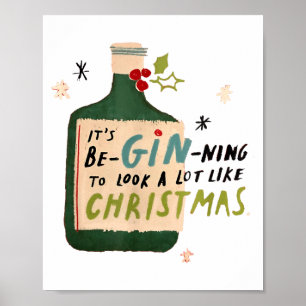 It's Beginning To Look A Lot Like Tails Funny Chri Poster