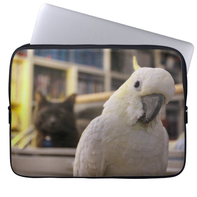It's behind me...isn't it?    laptop sleeve (Front)