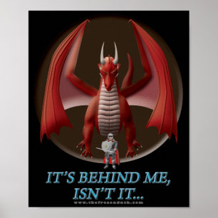 It's Behind Me Poster