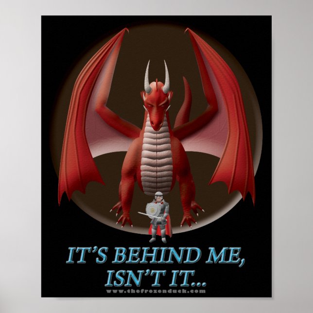 It's Behind Me Poster (Front)