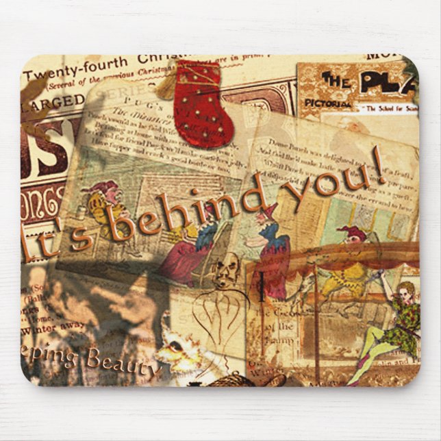 It's Behind You Mousepad (Front)
