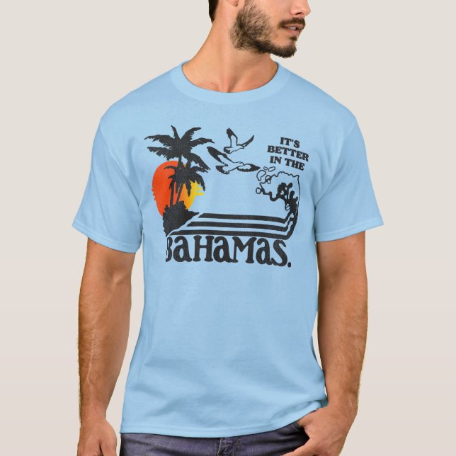 It's Better In The Bahamas / Step Brothers Dale T-Shirt (Front)