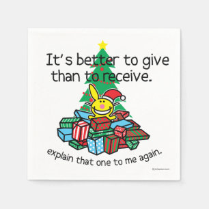 It's Better To Give Napkin