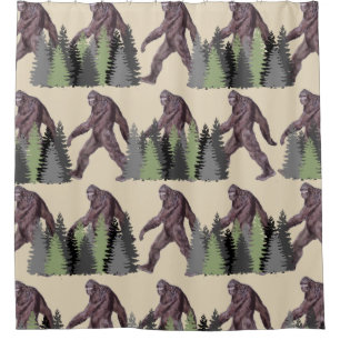 It's Big Foot Country Shower Curtain