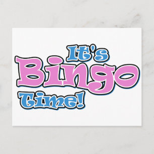 It's Bingo TIme Postcard