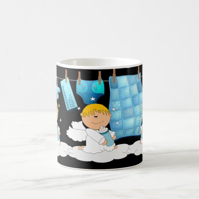  It's Boy for New Parents & Baby Shower  Coffee Mug (Center)