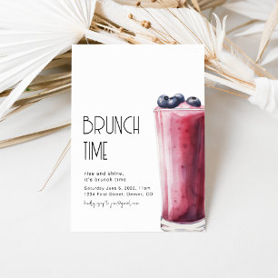 It's Brunch Time Brunch Party Invitation Template