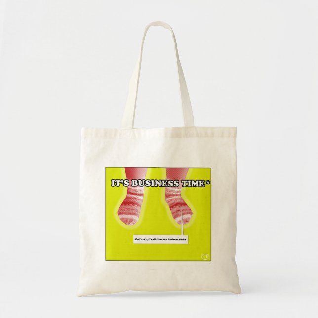 It's business time! tote bag (Front)