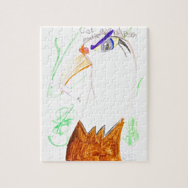 It's by practicing that you get good jigsaw puzzle (Vertical)