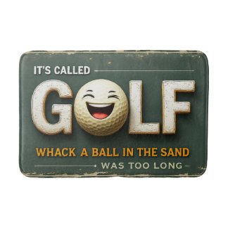 It's Called Golf Funny Bathroom Decor Bath Mat