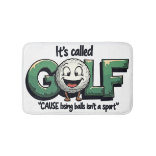 It's Called Golf Funny Bathroom Decor Bath Mat