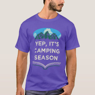 Its Camping Season Summer Camperropical Campri fri T-Shirt