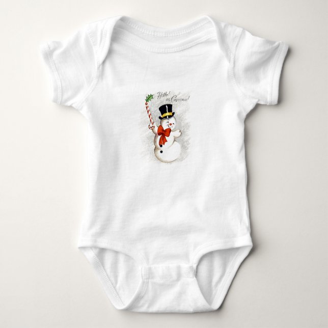 IT'S CHRISTMAS, BABY T-SHIRT BABY BODYSUIT (Front)
