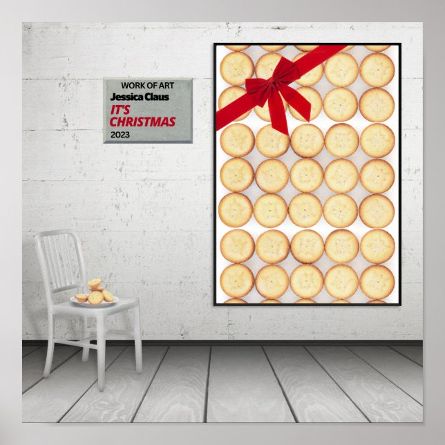 'It's Christmas' by Jessica Claus Poster (Front)