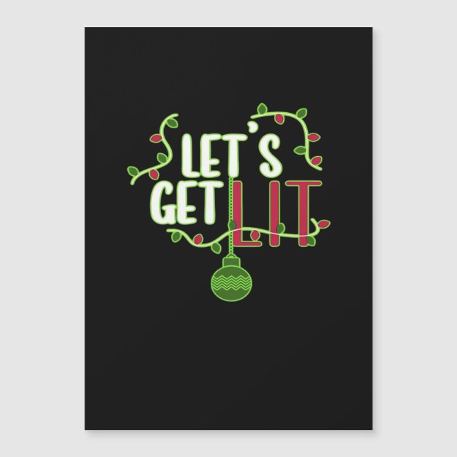 It's Christmas - Let's Get Lit Classic (Front)