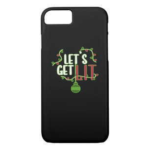 It's Christmas - Let's Get Lit Classic iPhone 8/7 Case