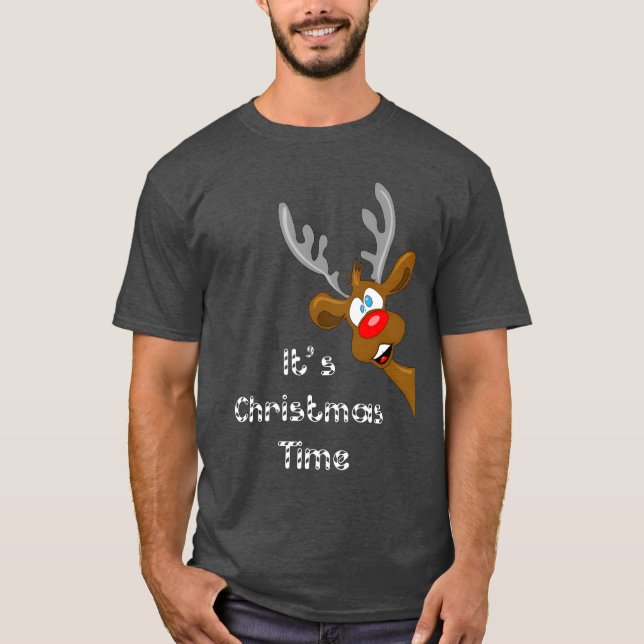 Its Christmasime retro T-Shirt (Front)