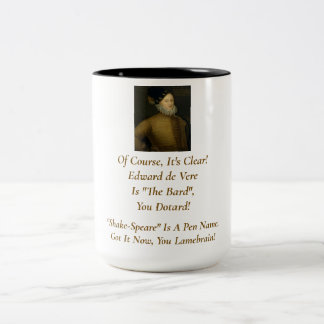 It's Clear! It's Edward de Vere! Mug