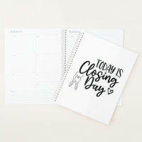 It's Closing Day Real Estate Planner