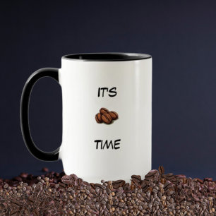 ☕ It's Coffee Time Mug – Fun Coffee Lover Gift