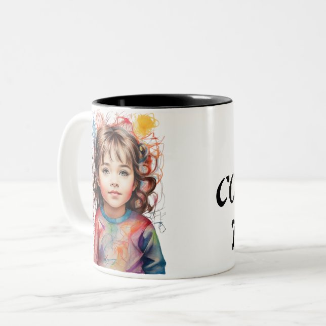 IT'S COFFEE TIME Two-Tone COFFEE MUG (Front Left)