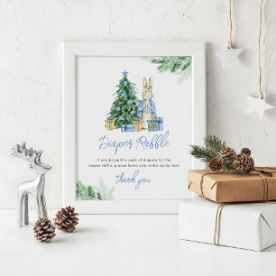 It's Cold Outside Baby Diaper Raffle Sign