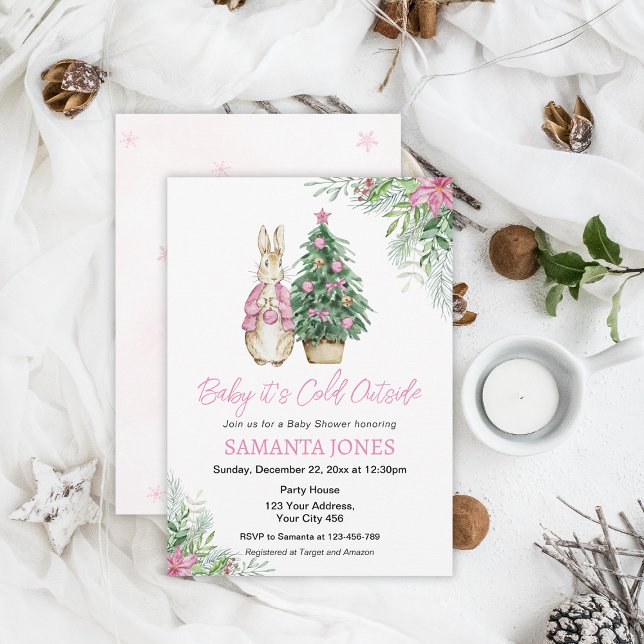 It's Cold Outside Baby Shower Invitation (Creator Uploaded)