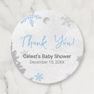 It's Cold Outside Blue Favour Tag