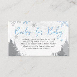 It's Cold Outside Books for Baby Enclosure Card