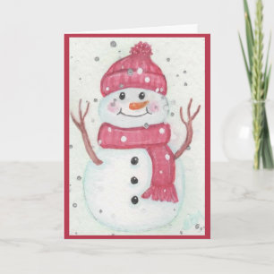 It's Cold Outside - Snowman Card