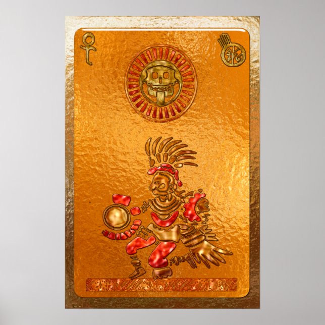 Its Coming! AZTEC 3D Native American Motif Poster (Front)