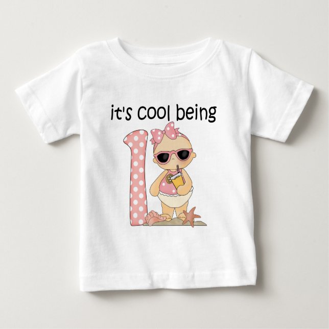 It's Cool Being One Baby T-Shirt (Front)