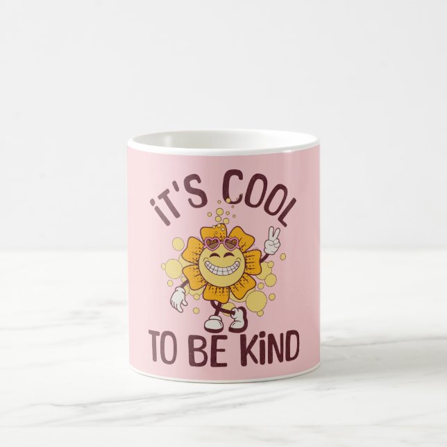 It's cool to be kind coffee mug (Center)