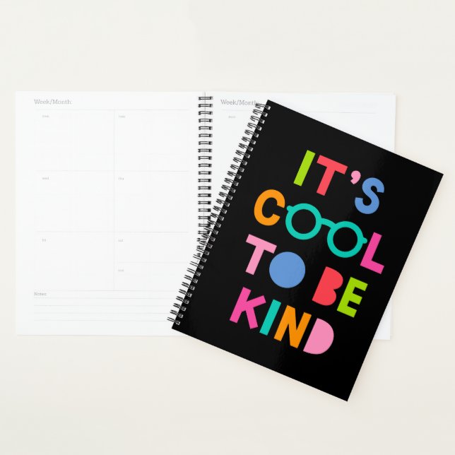 It's Cool To Be Kind Planner (Display)