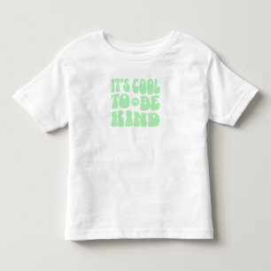 "It's Cool To Be Kind" Retro Toddler Children T-Shirt