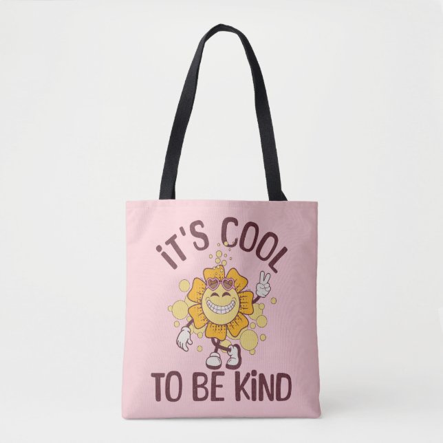 It's cool to be kind tote bag (Front)