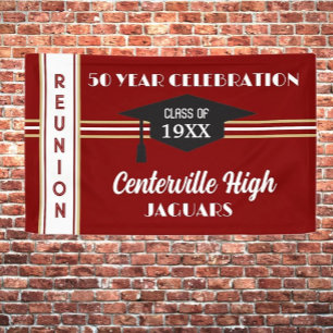 It's Customised! 50TH Class Reunion Banner