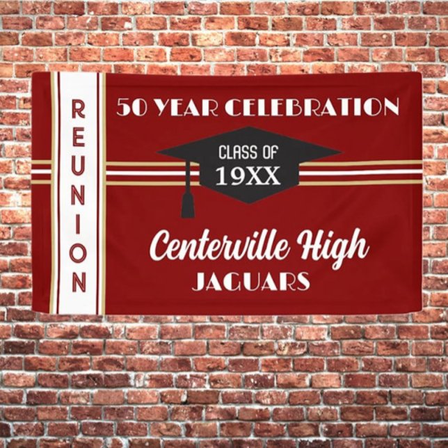 It's Customised! 50TH Class Reunion Banner (Creator Uploaded)