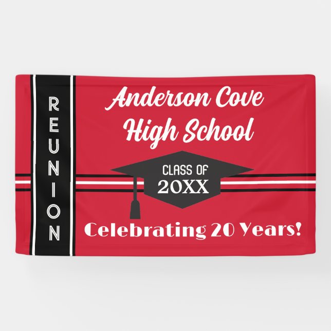It's Customised! Trendy Class Reunion Banner (Horizontal)