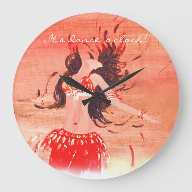 It's dance o'clock! large clock (Front)