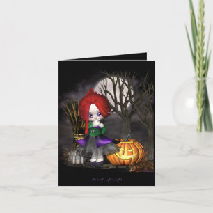 Its devil's  night tonight card