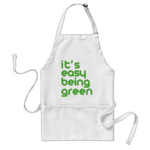 It's easy being green standard apron