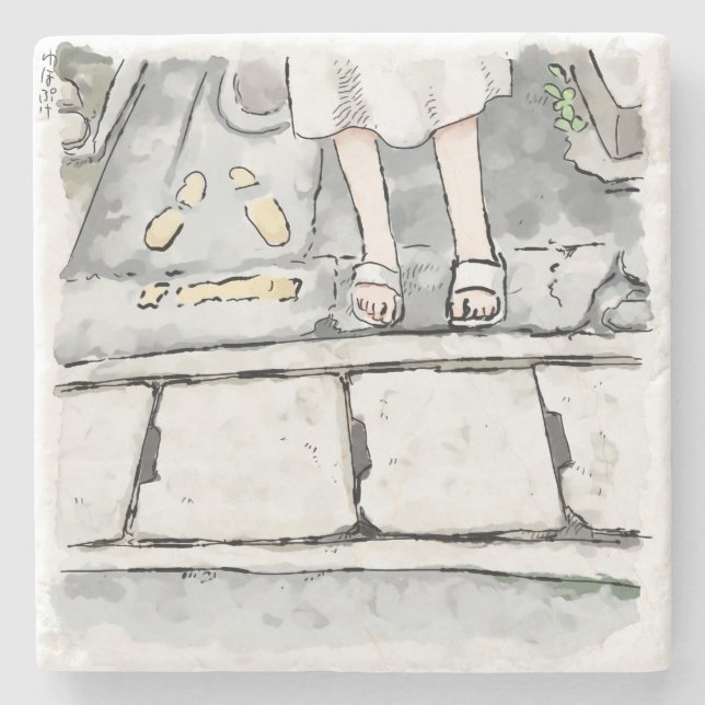 It's easy. stone coaster (Front)