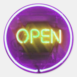 IT'S ELECTRIC! NEON SIGN Bar Mitzvah Open Seal