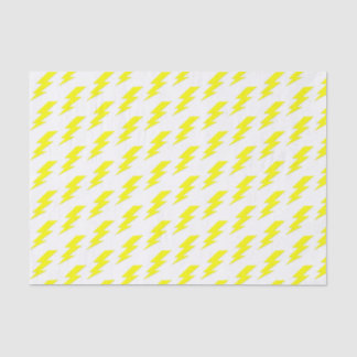 Its Electric | Yellow Lightning Bolt Tissue Paper
