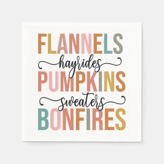 It's Fall Again Napkin (Front)