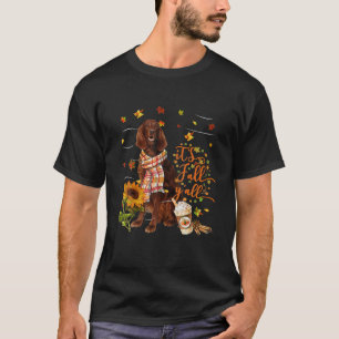 It's Fall Y All Irish Setter Dog Thanksgiving T-Shirt