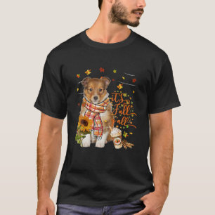 It's Fall Y All Shetland Sheepdog Dog Thanksgiving T-Shirt
